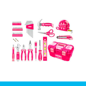 JUEGO HERRAMIENTAS WADFOW ROSA 89 PCS