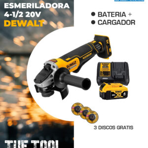 ESMERILADORA 4-1/2 20V DEWALT