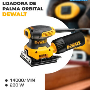 LIJADORA DE PALMA ORBITAL DEWALT